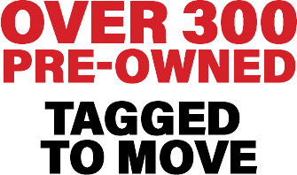 Over 300 Pre-Owned Tagged To Move