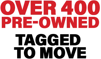 Over 400 Pre-Owned Tagged To Move